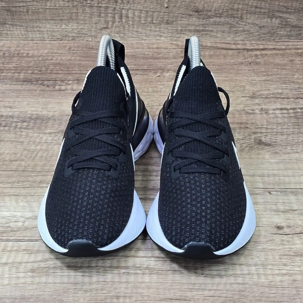 Nike React Infinity Run Women's Size 7 Black White Running Shoes (CD4372-002) - Picture 2 of 9